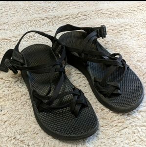 Brand new black Chacos